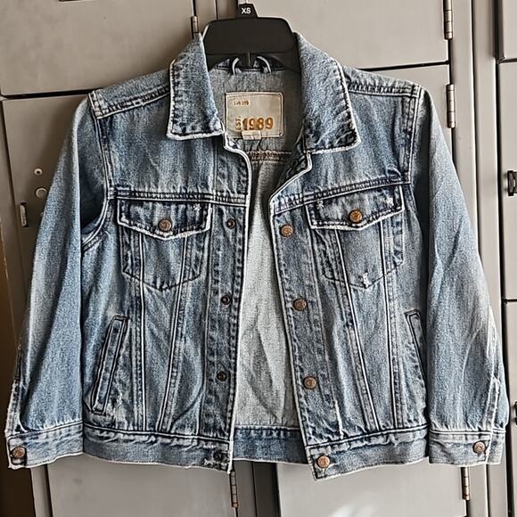 Children's Place blue jean denim jacket size medium - Picture 8 of 8